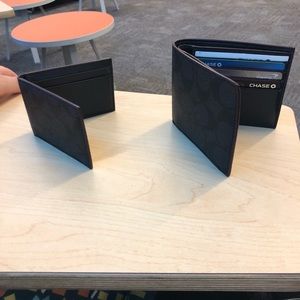 Men’s coach 3 in 1 double billfold wallet